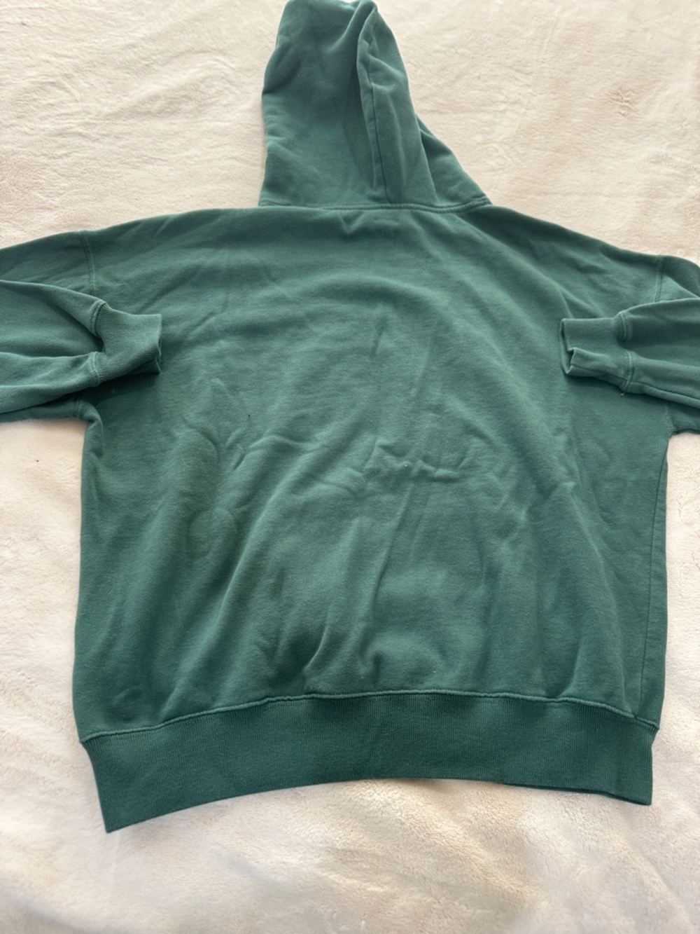 Hollister Green "Montana" Pullover Hoodie Size Small Oversized - Picture 3 of 3